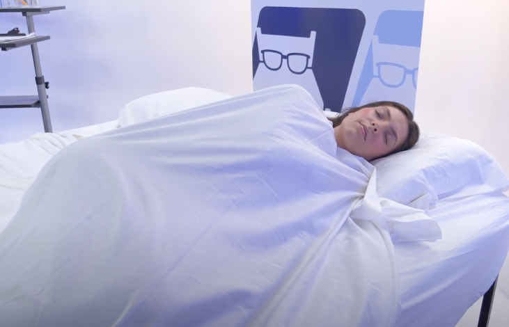 Sleep Number True Temp sheets in use